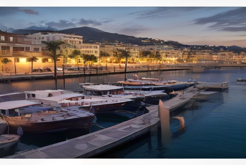 El muelle de Los Abrigos al atardecer